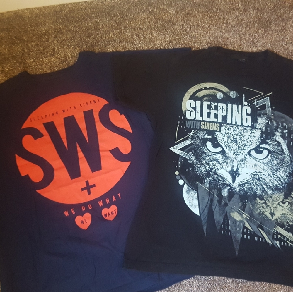 Sleeping With Sirens Shirts Set!